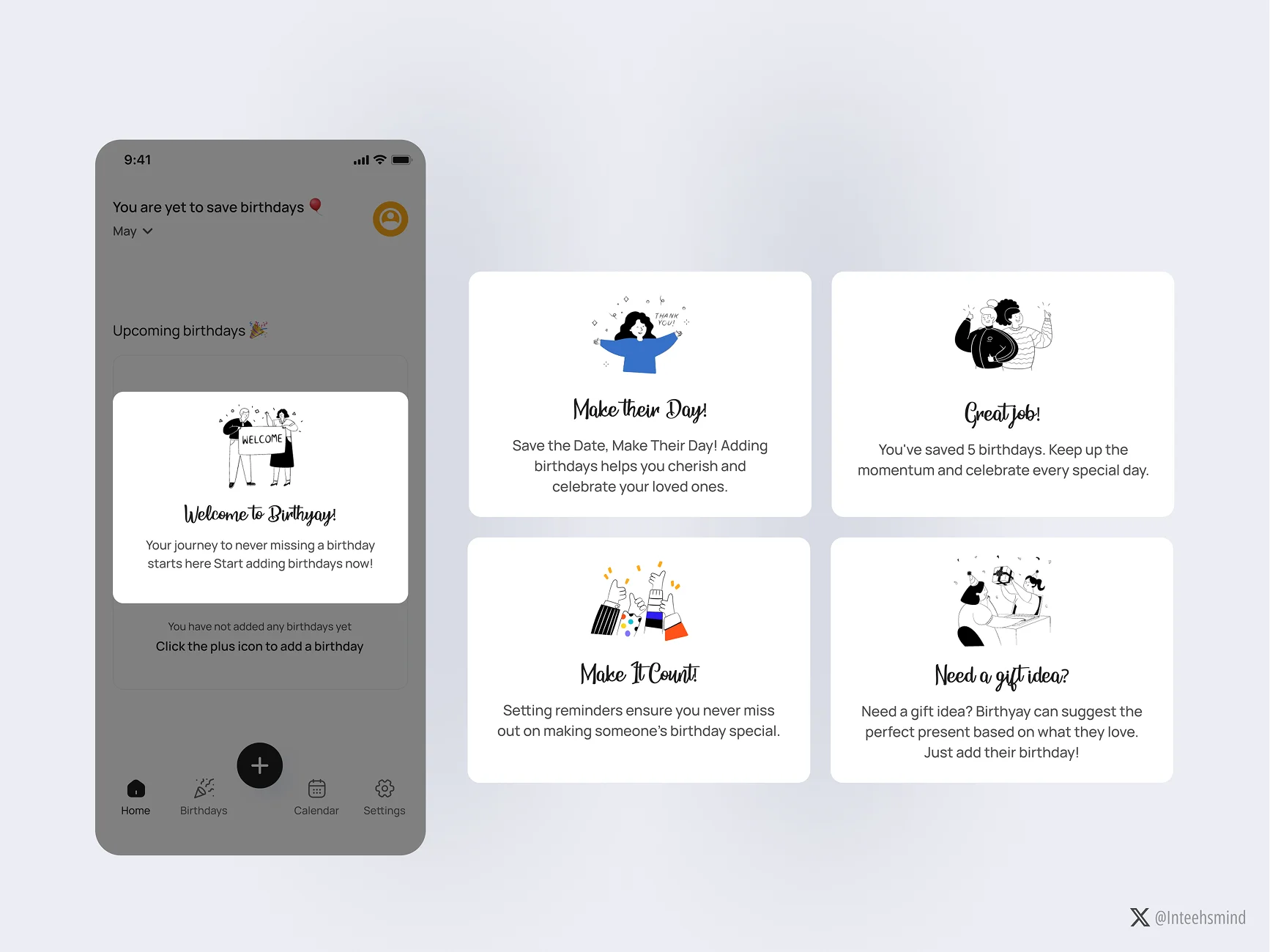 Birthyay In App Prompts